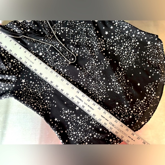 Sam Edelman Star Blouse Embellished Rhinestones & Bell Sleeve MEDIUM NEW - Picture 13 of 16